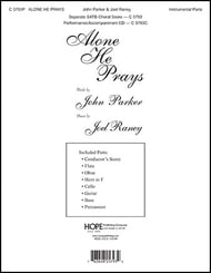 Alone He Prays Instrumental Parts choral sheet music cover